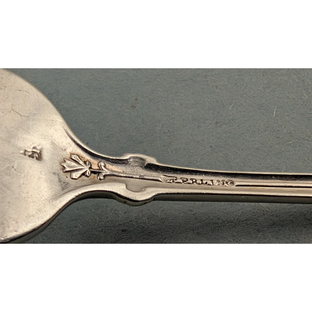 Whiting Manufacturing Co. Italian Pattern Sterling Silver Fork 6-1/4